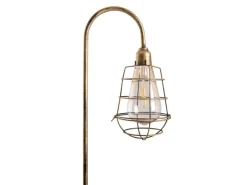 Näve LED-Deko-Solar-Erdspieß Gitti Alt-Messing 76,5 cm x 16 cm x 10,5 cm 2er-Set