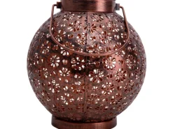 Näve LED-Deko-Solarleuchte Bronze 2er-Set 18 cm