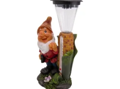 Näve LED-Deko-Solarleuchte Zwerg mit Thermostat 26 cm