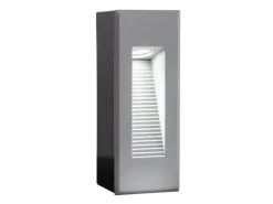 Näve LED-Einbau-Außenwandleuchte Kolari Silber 17,1 cm x 7,3 cm x 6,6 cm