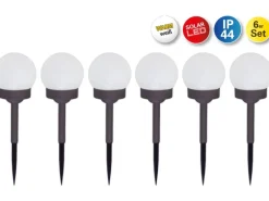 Näve LED-Kugelerdspiess 6er-Set