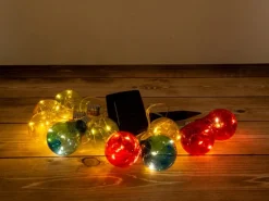 Näve LED-Lichterkette Solar außen IP44 Bunt 3,6 m