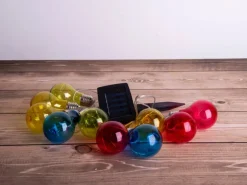 Näve LED-Lichterkette Solar außen IP44 Bunt 3,6 m