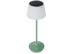 Näve LED-Solar-Akkutischleuchte Emmi Grün Ø 13 cm x 38 cm