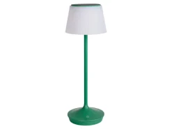 Näve LED-Solar-Akkutischleuchte Emmi Grün Ø 13 cm x 38 cm