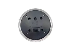 Näve LED-Solar-Boden-Erdspießleuchte Kane Schwarz Ø 11,2 cm x 11 cm 6er-Set