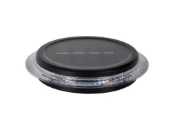 Näve LED-Solar-Boden-Erdspießleuchte Kane Schwarz Ø 11,2 cm x 11 cm 6er-Set