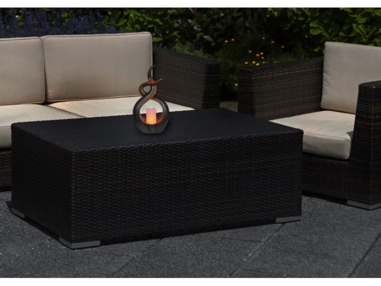 Näve LED-Solar-Dekoleuchte Kerzenflamme Braun