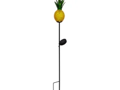 Näve LED-Solar-Erdspieß Ananas Orange 81 cm