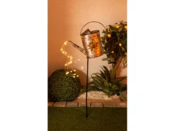 Näve LED-Solar-Erdspieß Gießkanne 110 cm verzinkt