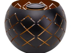 Näve LED-Solarleuchte Bowl Warmweiß mit Flammeneffekt 20 cm