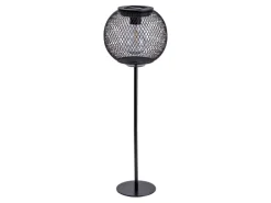 Näve LED-Solarleuchte Geli Schwarz Ø 15,5 cm x 46,5 cm