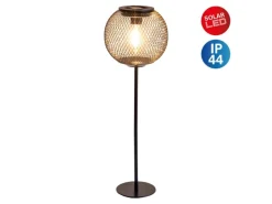 Näve LED-Solarleuchte Geli Schwarz Ø 15,5 cm x 46,5 cm