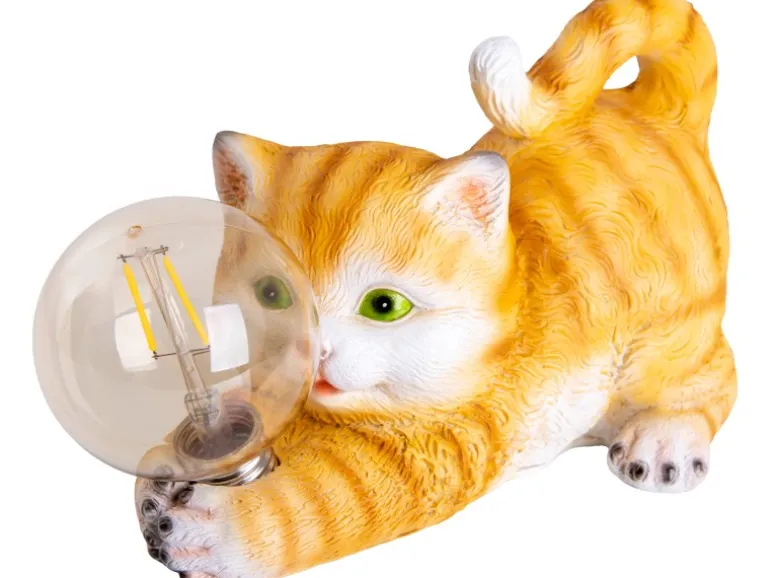 Näve LED-Solarleuchte Outdoor Katze 25 cm