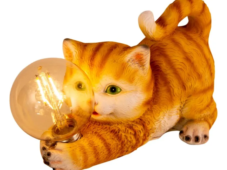 Näve LED-Solarleuchte Outdoor Katze 25 cm