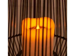 Näve LED-Solarleuchte Plasto Warmweiß mit Flammeneffekt 26 cm