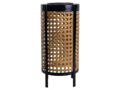 Näve LED-Solar-Tischleuchte Patti Natur Ø 12,3 cm x 26 cm