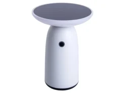 Näve LED-Solar-Tischleuchte Ada Weiß Ø 16 cm x 22,5 cm