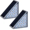 Näve LED-Solar-Treppen-Leuchte Scala Grau 6,2 cm x 11 cm x 5,2 cm 2er-Set
