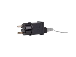 Näve Outdoor 9er-LED Weihnachtslichterkette 3D-Sterne Gold