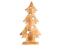 Näve Outdoor LED Weihnachtsdeko Holz Tannenbaum 70 cm
