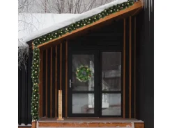 Näve Outdoor LED Weihnachtskranz Noel Gold