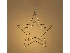 Näve Outdoor LED Weihnachtsdeko Fensterstern Schwarz