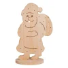 Näve Outdoor LED Weihnachtsdeko Holz Santa 80 cm