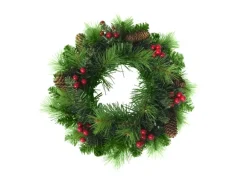 Näve Outdoor LED Weihnachtskranz Noel Rot