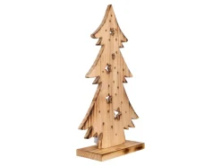 Näve Outdoor LED Weihnachtsdeko Holz Tannenbaum 47 cm