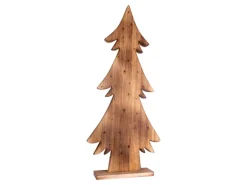 Näve Outdoor LED Weihnachtsdeko Holz Tannenbaum 90 cm