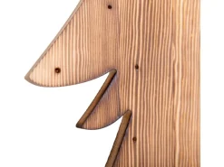 Näve Outdoor LED Weihnachtsdeko Holz Tannenbaum 90 cm