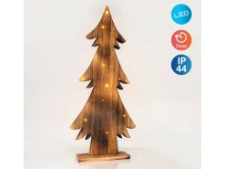 Näve Outdoor LED Weihnachtsdeko Holz Tannenbaum 90 cm
