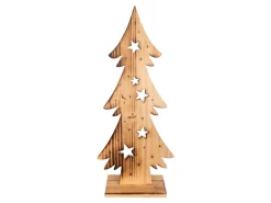 Näve Outdoor LED Weihnachtsdeko Holz Tannenbaum 80 cm