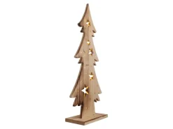 Näve Outdoor LED Weihnachtsdeko Holz Tannenbaum 80 cm