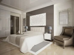 Näve Tischleuchte Sullivan Keramik Ø 20 cm Grau