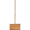 Offner Holz-Schneeschieber mit Stiel