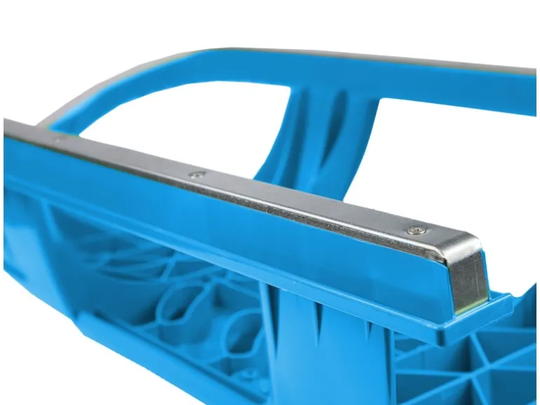 Ondis24 Kinderschlitten Rennrodel Bob Bullet mit Metallkufen Blau Schlitten