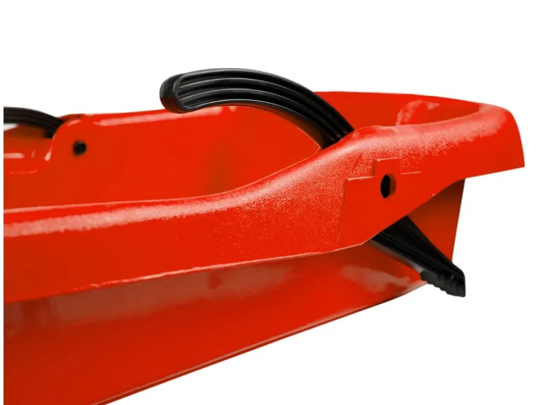 Ondis24 Schlitten Super Bob Rot 1 Sitz Lenkschlitten