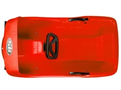 Ondis24 Schlitten Super Bob Rot 1 Sitz Lenkschlitten