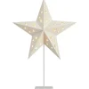Papierstern mit LEDs 46,5 cm x 15 cm x 65,5 cm Weiß