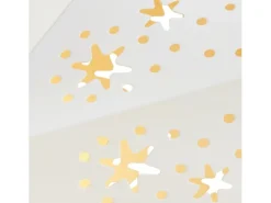 Papierstern mit LEDs 46,5 cm x 15 cm x 65,5 cm Weiß