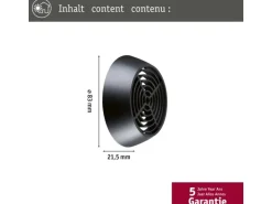 Paulmann Entblendungsaufsatz Plug & Shine für die Kikolo Wand- und Gartenspots