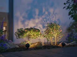 Paulmann LED-Gartenspot Plug & Shine Kikolo Zigbee 3.0 RGBW+ 660 lm Anthrazit