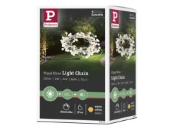 Paulmann LED-Lichterkette Plug & Shine 7,5 m Warmweiß IP44 3000 K Schwarz