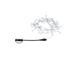 Paulmann LED-Lichterkette Plug & Shine 5 m Warmweiß IP44 3000 K Schwarz