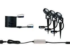 Paulmann LED-Outdoor-Spot Sting Plug & Shine 3 Stk Insektenfreundlich