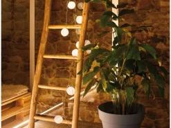 Paulmann Outdoor Lichterkette Mobile Lampion Weiß IP44