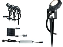Paulmann Plug&Shine Starter-Set 3 LED-Erdspieße Sting IP67 Warmweiß