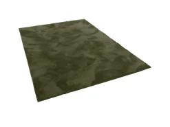 Pergamon Luxus Super Soft Fellteppich Pearl Tannengrün 120x170cm
